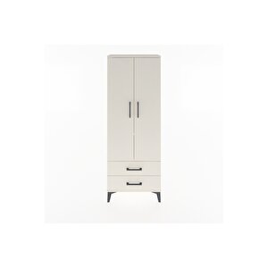 Arges Dolap 2 Raflı 2 Çekmeceli Tek Askılı 60x30x163 Aytaşı-aytaşı