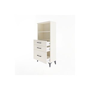 Arges Dolap 2 Raflı 3 Çekmeceli 60x30x134 Aytaşı-aytaşı