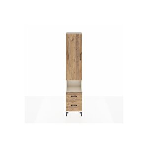 Arges Dolap 3 Raflı 2 Çekmeceli Tek Askılı 44x30x221 Aytaşı-çam