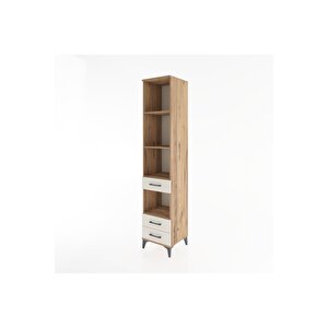 Hyperion Dolap 4 Raflı 3 Çekmeceli 44x44x221 Çam-aytaşı