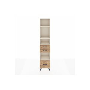 Arges Dolap 4 Raflı 3 Çekmeceli 44x30x221 Aytaşı-çam