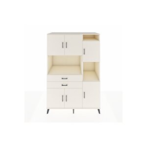 Kronos Dolap 9 Raflı 2 Çekmeceli 6 Kapaklı 132x59x195 Aytaşı-aytaşı/aytaşı