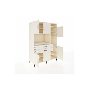 Kronos Dolap 9 Raflı 2 Çekmeceli 6 Kapaklı 132x59x195 Aytaşı-aytaşı/aytaşı