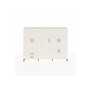 Arges Dolap 12 Raflı 2 Çekmeceli 7 Kapaklı 220x30x163 Aytaşı-aytaşı