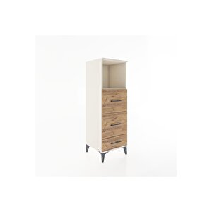 Hyperion Dolap Tek Raflı 3 Çekmeceli 44x44x134 Aytaşı-çam