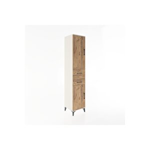 Hyperion Dolap 4 Raflı 2 Çekmeceli 2 Kapaklı 44x44x221 Aytaşı-çam