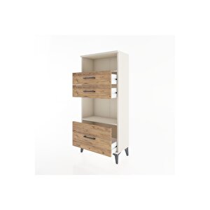 Hyperion Dolap 2 Raflı 3 Çekmeceli 60x44x134 Aytaşı-çam