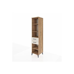 Hyperion Dolap 4 Raflı 2 Çekmeceli 44x44x195 Çam-aytaşı