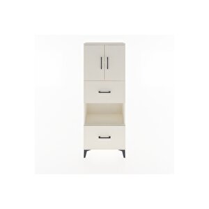 Arges Dolap 3 Raflı 2 Çekmeceli 2 Kapaklı 60x30x163 Aytaşı-aytaşı