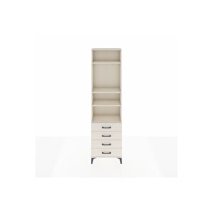 Arges Dolap 4 Raflı 4 Çekmeceli 60x30x221 Aytaşı-aytaşı