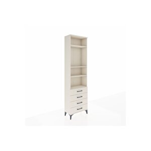 Arges Dolap 4 Raflı 4 Çekmeceli 60x30x221 Aytaşı-aytaşı