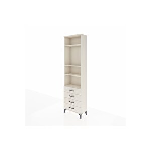Arges Dolap 4 Raflı 4 Çekmeceli 60x30x221 Aytaşı-aytaşı
