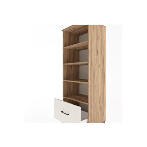 Hyperion Dolap 4 Raflı Tek Çekmeceli 60x44x163 Çam-aytaşı