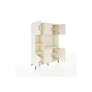 Hyperion Gardrop 9 Raflı 6 Kapaklı 132x44x195 Aytaşı-aytaşı