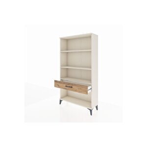 Arges Dolap 3 Raflı Tek Çekmeceli 88x30x163 Aytaşı-çam