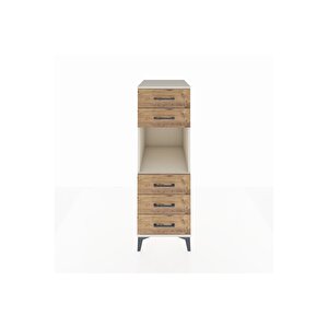 Kronos Dolap Tek Raflı 5 Çekmeceli 44x59x134 Aytaşı-çam