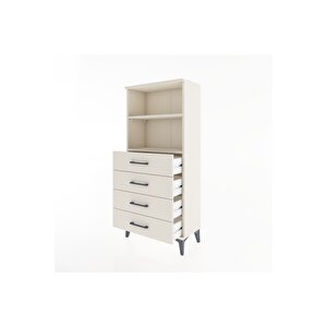 Hyperion Dolap 2 Raflı 4 Çekmeceli 60x44x134 Aytaşı-aytaşı
