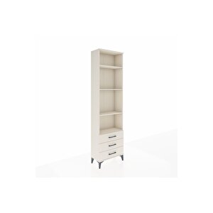 Arges Dolap 4 Raflı 3 Çekmeceli 60x30x221 Aytaşı-aytaşı