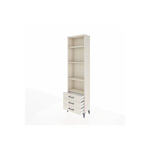 Arges Dolap 4 Raflı 3 Çekmeceli 60x30x221 Aytaşı-aytaşı