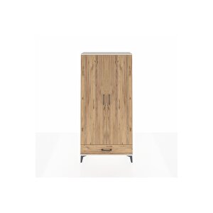 Arges Dolap Tek Raflı Tek Çekmeceli Tek Askılı 88x30x182 Aytaşı-çam