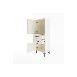 Arges Dolap 2 Raflı 2 Çekmeceli 2 Kapaklı 44x30x134 Aytaşı-aytaşı