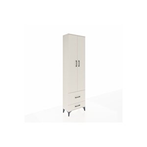 Arges Dolap 4 Raflı 2 Çekmeceli 2 Kapaklı 60x30x221 Aytaşı-aytaşı
