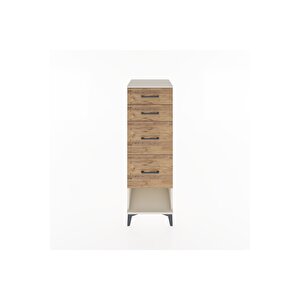 Hyperion Dolap 4 Çekmeceli 44x44x134 Aytaşı-çam