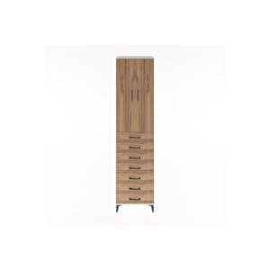 Hyperion Dolap 3 Raflı 7 Çekmeceli 2 Kapaklı 60x44x243 Aytaşı-çam