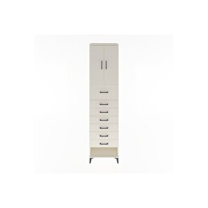 Hyperion Dolap 2 Raflı 7 Çekmeceli 2 Kapaklı 60x44x243 Aytaşı-aytaşı