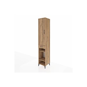 Hyperion Dolap 4 Raflı Tek Çekmeceli Tek Askılı 44x44x243 Çam-çam
