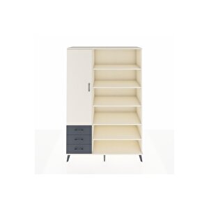 Hyperion Dolap 9 Raflı 3 Çekmeceli 3 Kapaklı 132x44x195 Aytaşı-aytaşı/antrasit