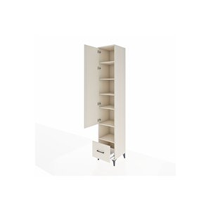 Hyperion Dolap 6 Raflı Tek Çekmeceli Tek Kapaklı 44x44x243 Aytaşı-aytaşı