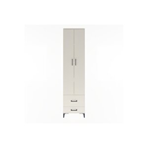 Arges Dolap 4 Raflı 2 Çekmeceli 2 Kapaklı 60x30x243 Aytaşı-aytaşı