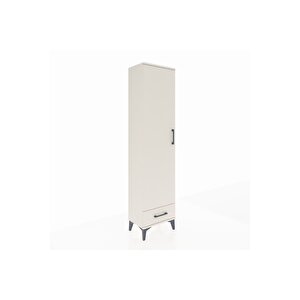 Arges Dolap 2 Raflı Tek Çekmeceli Tek Askılı 44x30x182 Aytaşı-aytaşı