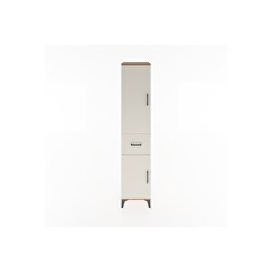 Hyperion Dolap 4 Raflı Tek Çekmeceli 2 Kapaklı 44x44x221 Çam-aytaşı