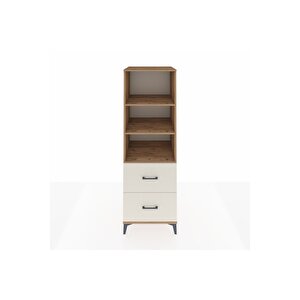 Kronos Dolap 3 Raflı 2 Çekmeceli 60x59x182 Çam-aytaşı