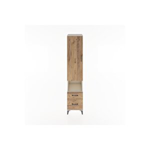 Hyperion Dolap 3 Raflı 2 Çekmeceli Tek Askılı 44x44x221 Aytaşı-çam