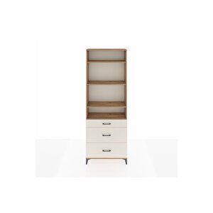 Arges Dolap 4 Raflı 3 Çekmeceli 88x30x243 Çam-aytaşı