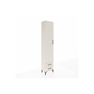 Arges Dolap 5 Raflı 2 Çekmeceli Tek Kapaklı 44x30x221 Aytaşı-aytaşı