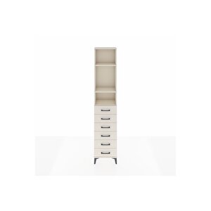 Arges Dolap 3 Raflı 6 Çekmeceli 44x30x221 Aytaşı-aytaşı