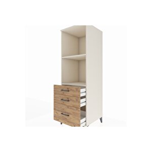 Kronos Dolap 2 Raflı 3 Çekmeceli 60x59x182 Aytaşı-çam