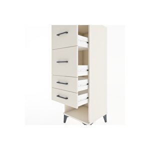 Hyperion Dolap 4 Çekmeceli 44x44x134 Aytaşı-aytaşı