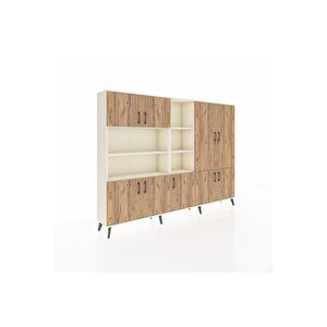 Arges Dolap 14 Raflı 9 Kapaklı 220x30x163 Aytaşı-çam/aytaşı