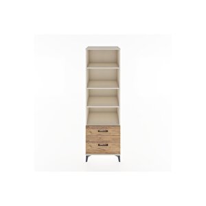 Hyperion Dolap 4 Raflı 2 Çekmeceli 60x44x195 Aytaşı-çam