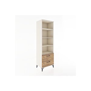 Hyperion Dolap 4 Raflı 2 Çekmeceli 60x44x195 Aytaşı-çam