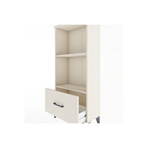 Hyperion Dolap 2 Raflı Tek Çekmeceli 60x44x134 Aytaşı-aytaşı