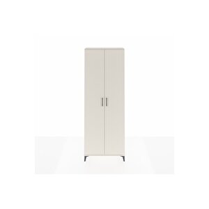 Arges Dolap 2 Raflı 2 Kapaklı Tek Askılı 88x30x243 Aytaşı-aytaşı