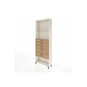 Arges Dolap 2 Raflı 5 Çekmeceli 88x30x243 Aytaşı-çam