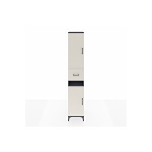 Hyperion Dolap 5 Raflı Tek Çekmeceli 2 Kapaklı 44x44x243 Antrasit-aytaşı