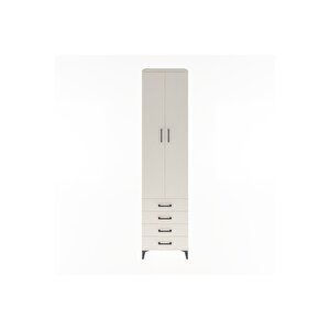 Hyperion Dolap 5 Raflı 4 Çekmeceli 2 Kapaklı 60x44x243 Aytaşı-aytaşı